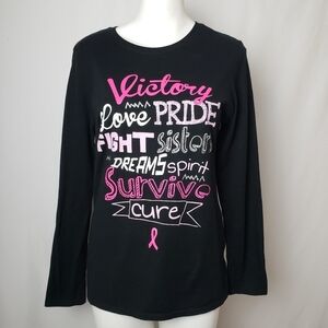 Breast cancer t shirt long sleeve